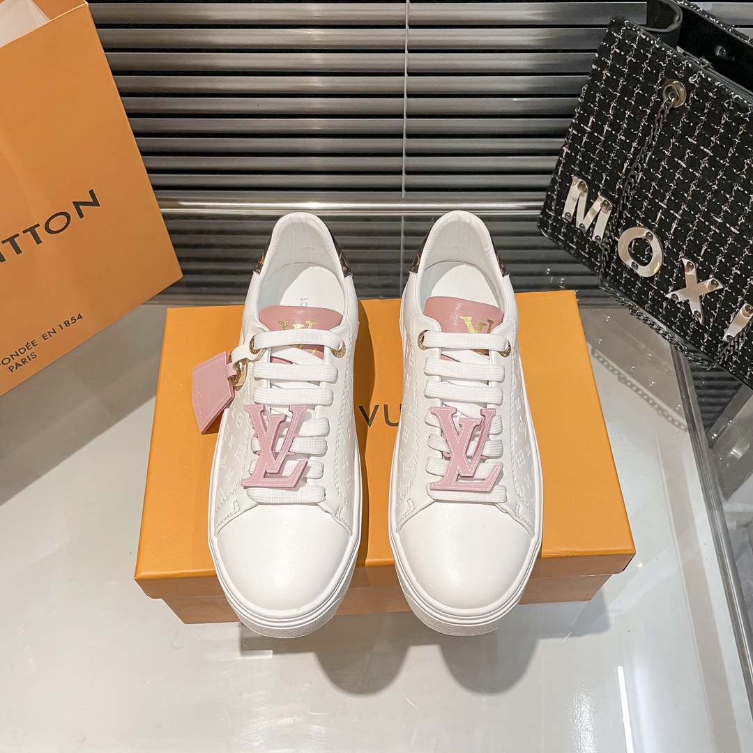 L style new upgrade version white shoes-Luxeon