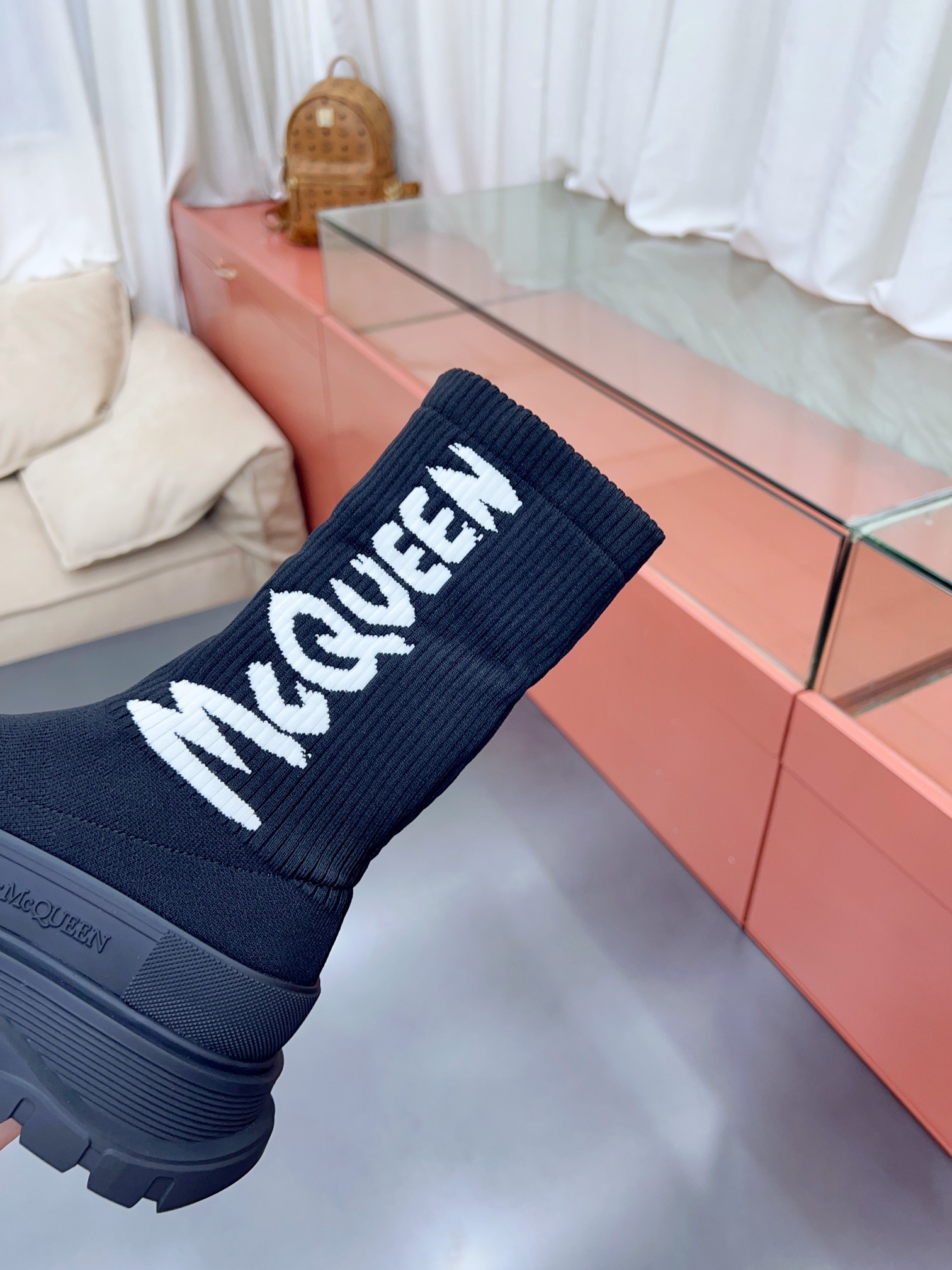 Alexander MCqueen SS New knited socking boots (unisex model)-Luxeon