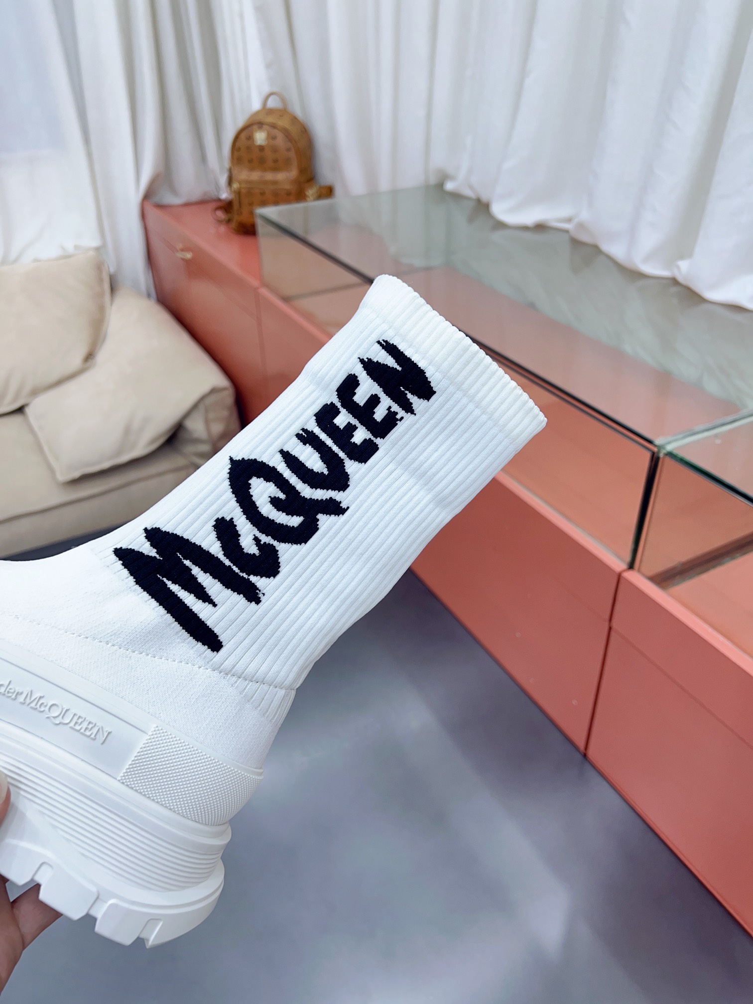 Alexander MCqueen SS New knited socking boots (unisex model)-Luxeon