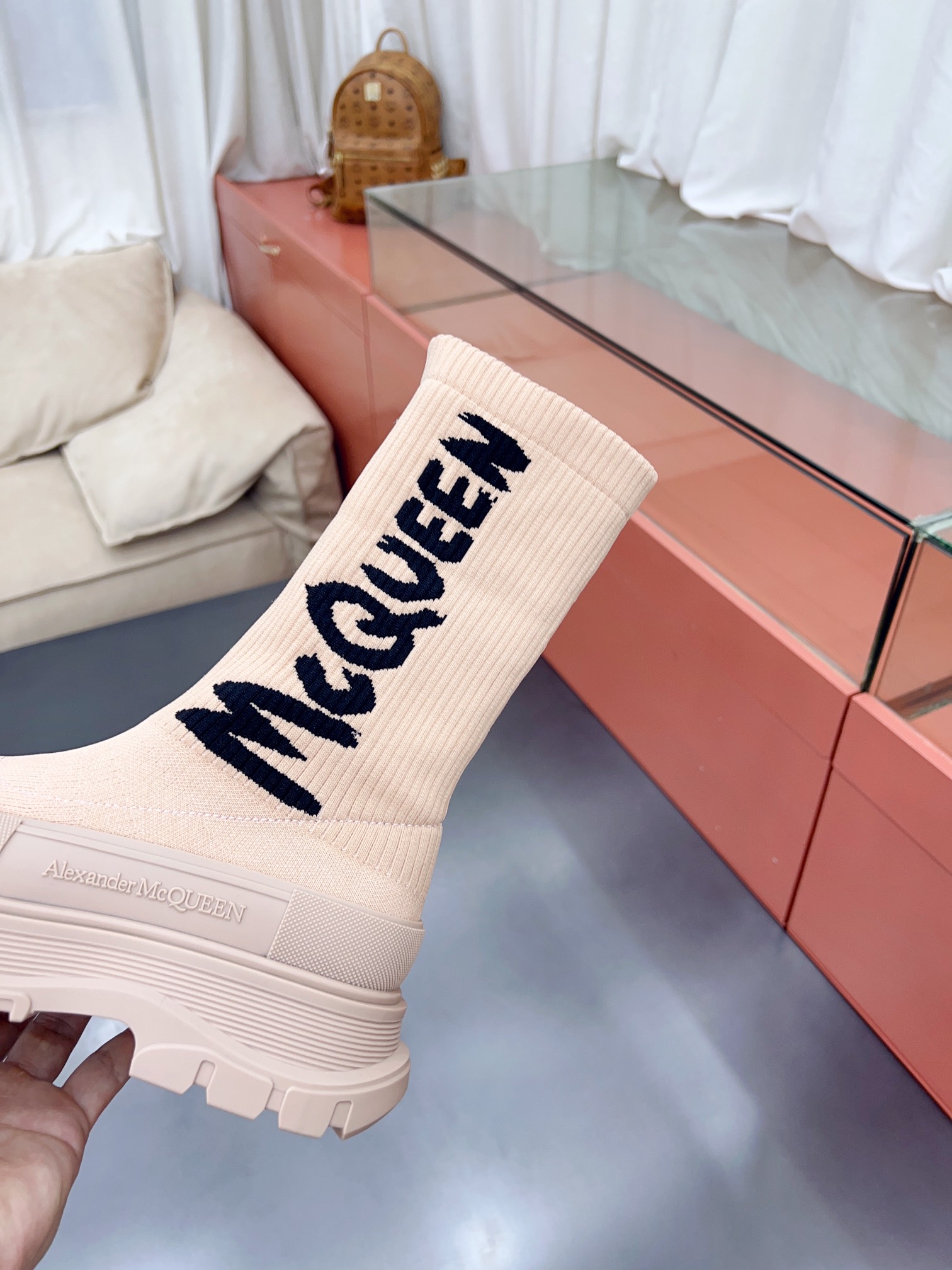 Alexander MCqueen SS New knited socking boots (unisex model)-Luxeon