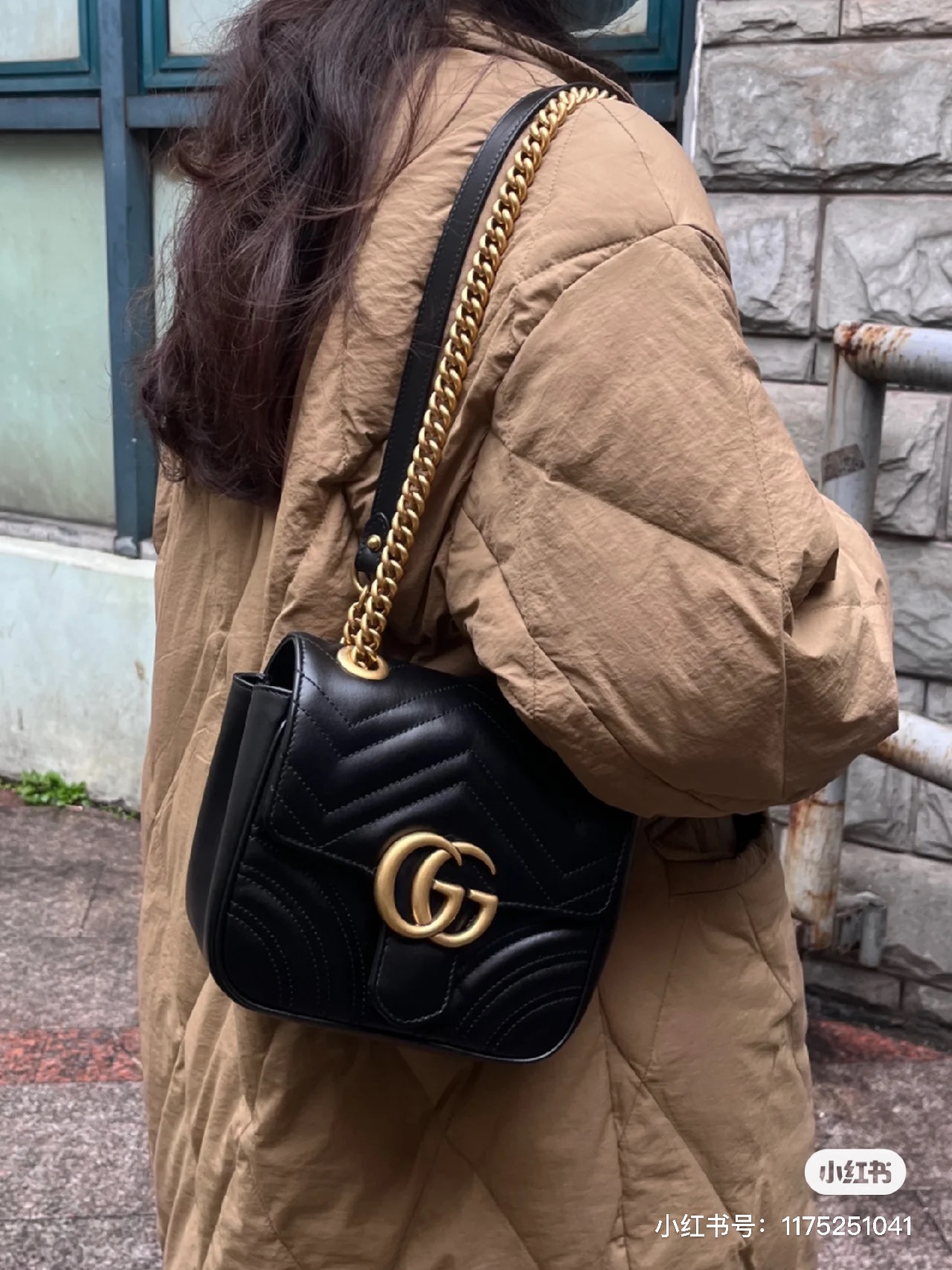 G style Marmont Series Golden Logo Square Chain Bags-Luxeon