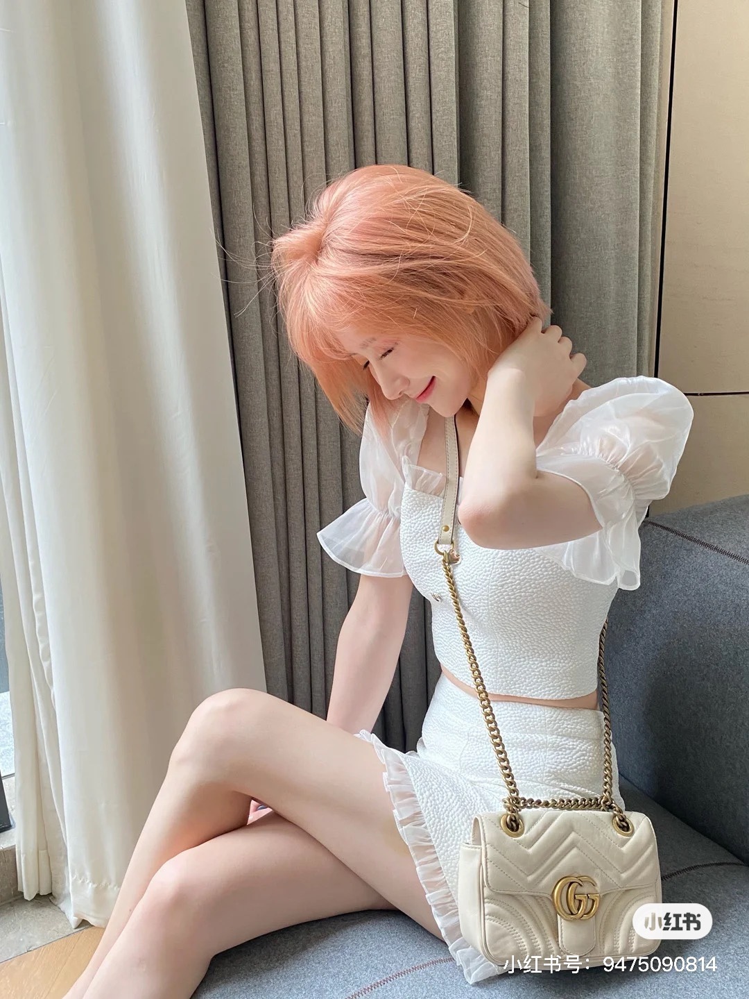 G style Marmont Series Golden Logo Square Chain Bags-Luxeon