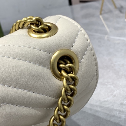 G style Marmont Series Golden Logo Square Chain Bags-Luxeon