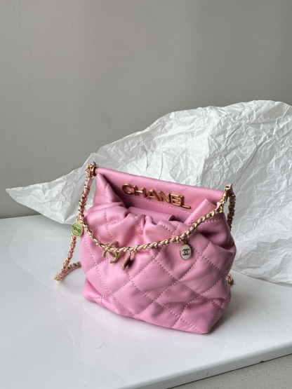 C style Summer mini Soft Leather Cross Body Chain Bags-Luxeon