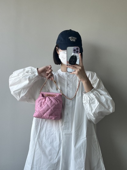 C style Summer mini Soft Leather Cross Body Chain Bags-Luxeon