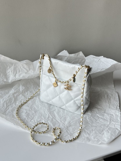 C style Summer mini Soft Leather Cross Body Chain Bags-Luxeon