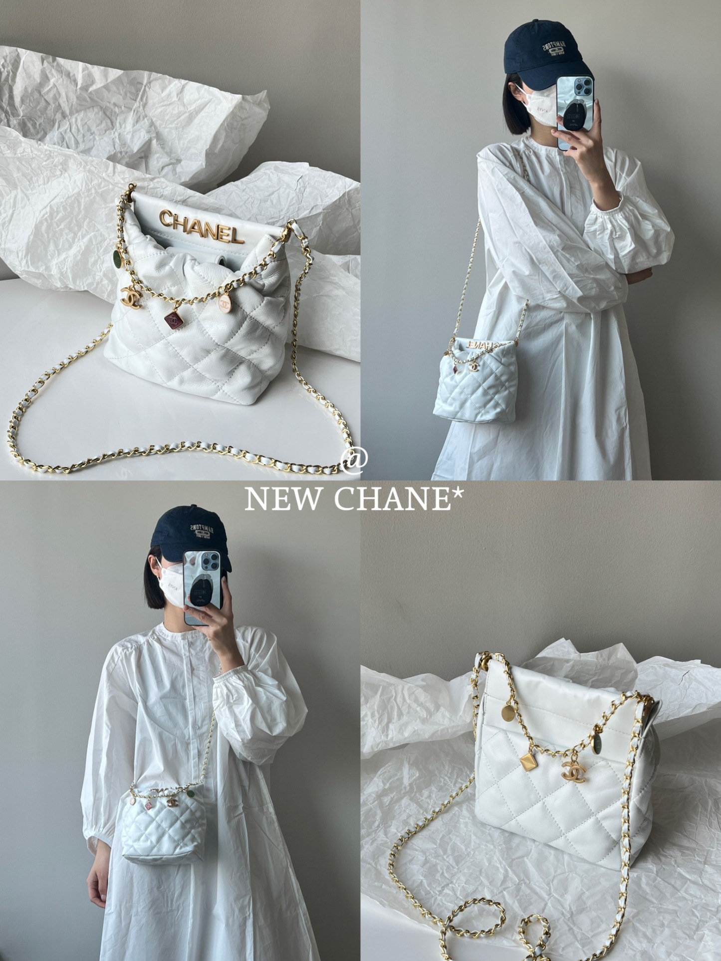 C style Summer mini Soft Leather Cross Body Chain Bags-Luxeon