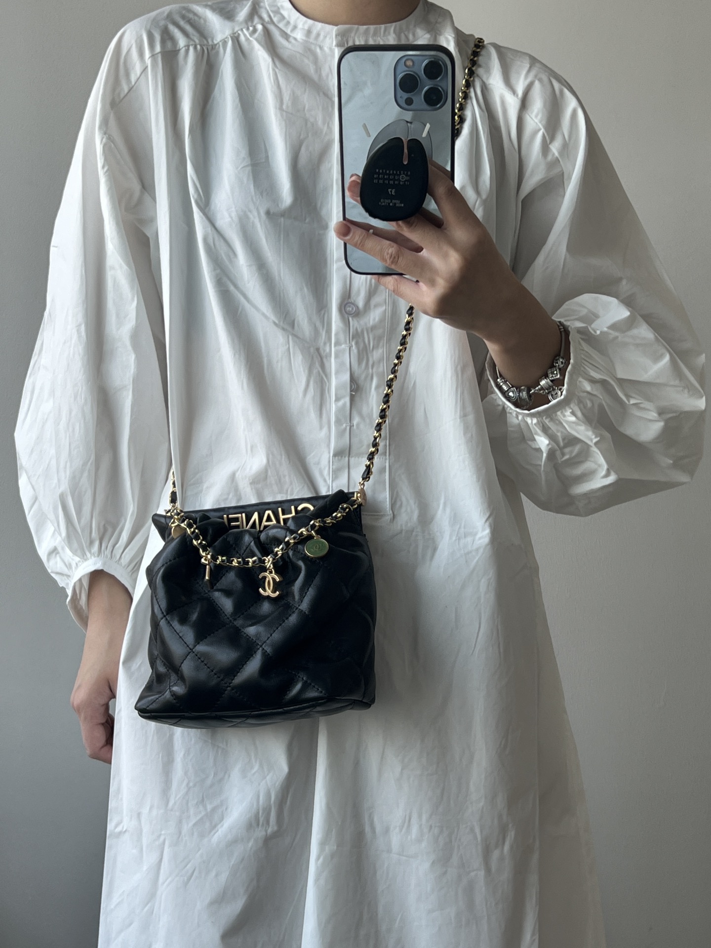 C style Summer mini Soft Leather Cross Body Chain Bags-Luxeon