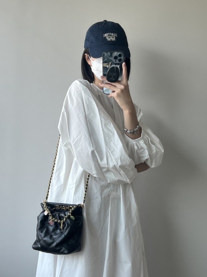 C style Summer mini Soft Leather Cross Body Chain Bags-Luxeon