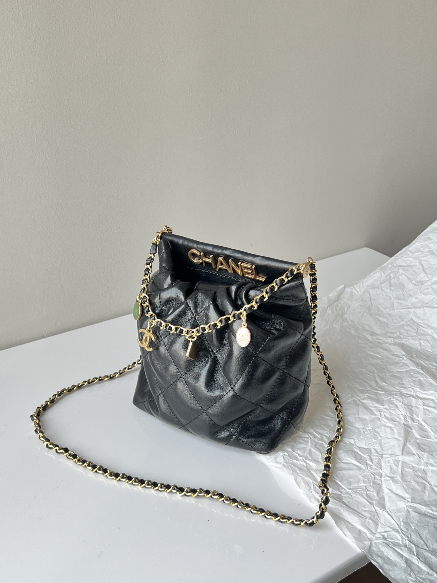 C style Summer mini Soft Leather Cross Body Chain Bags-Luxeon