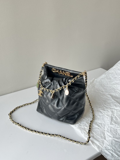 C style Summer mini Soft Leather Cross Body Chain Bags-Luxeon