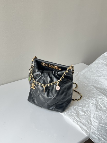 C style Summer mini Soft Leather Cross Body Chain Bags-Luxeon