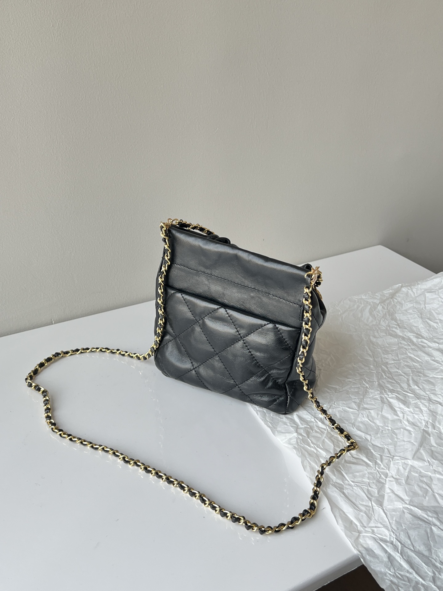 C style Summer mini Soft Leather Cross Body Chain Bags-Luxeon