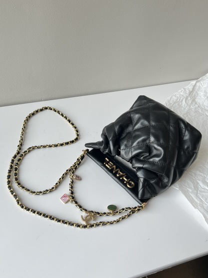 C style Summer mini Soft Leather Cross Body Chain Bags-Luxeon