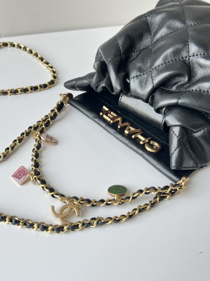 C style Summer mini Soft Leather Cross Body Chain Bags-Luxeon