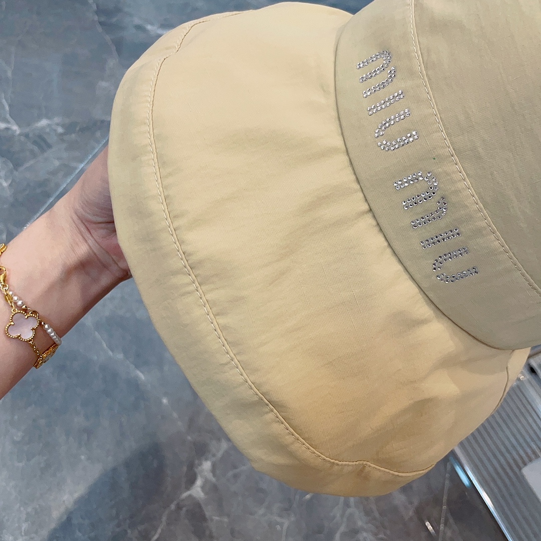 Miu Miu fashion sun protection fisherman hats-Luxeon