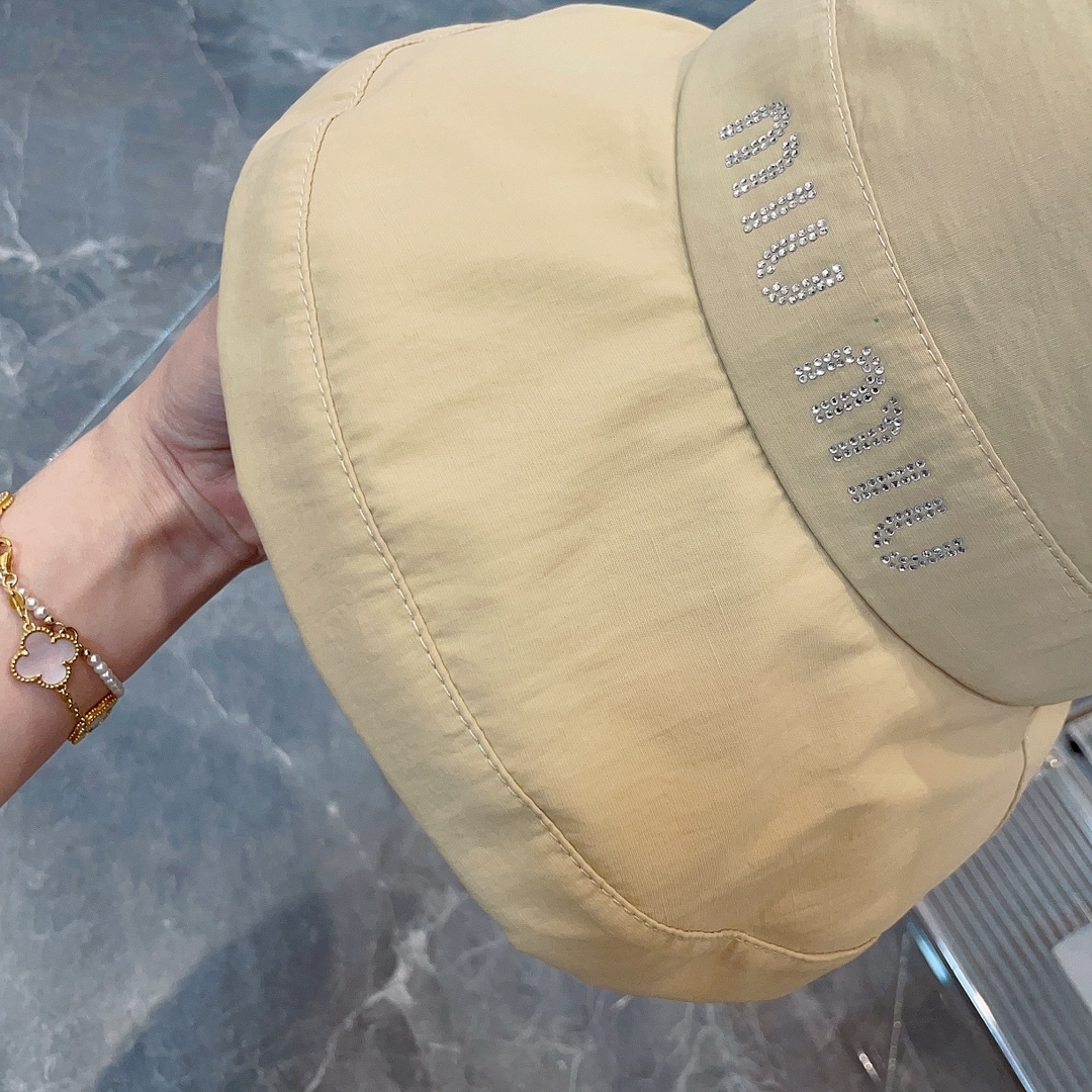 Miu Miu fashion sun protection fisherman hats-Luxeon
