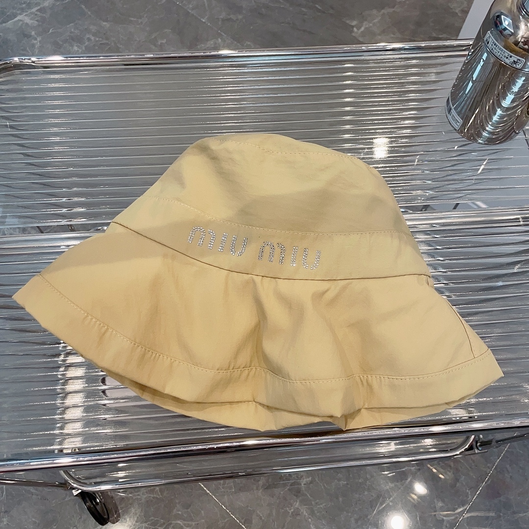 Miu Miu fashion sun protection fisherman hats-Luxeon