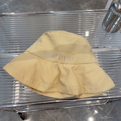 Miu Miu fashion sun protection fisherman hats-Luxeon