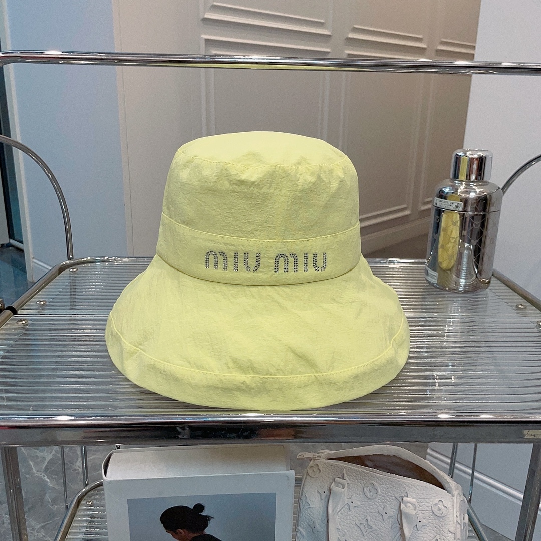 Miu Miu fashion sun protection fisherman hats-Luxeon