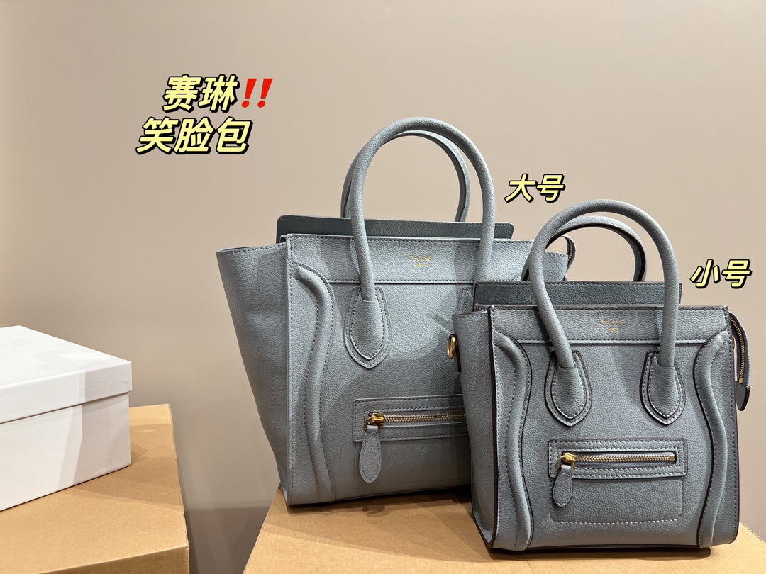 C style smiley bag handbag-Luxeon