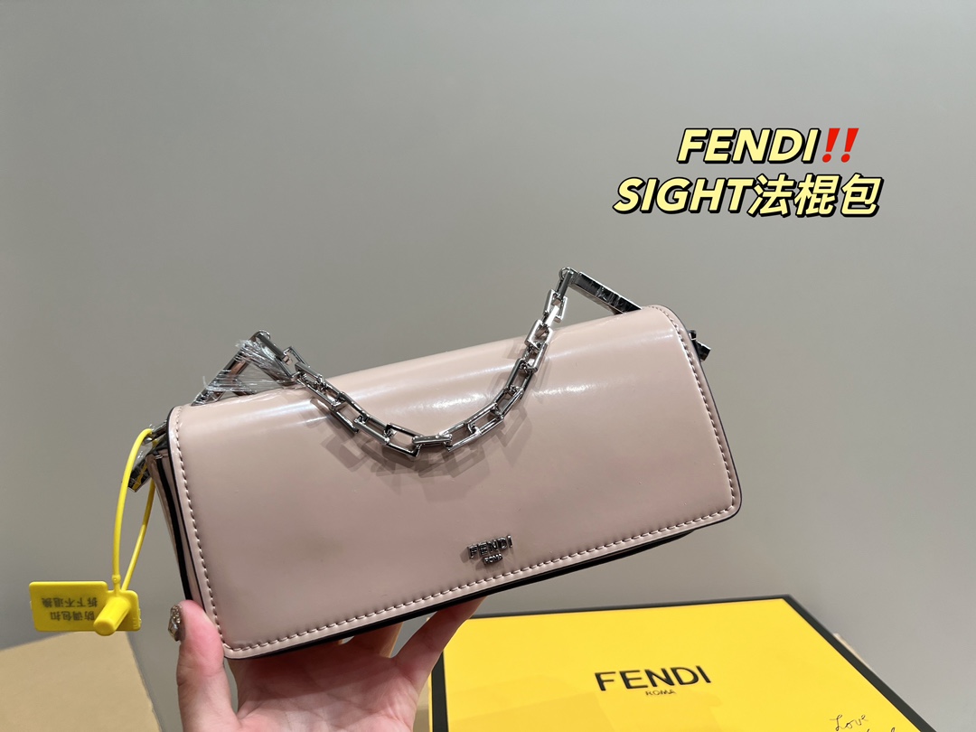 F style baguette bag SIGHT-Luxeon