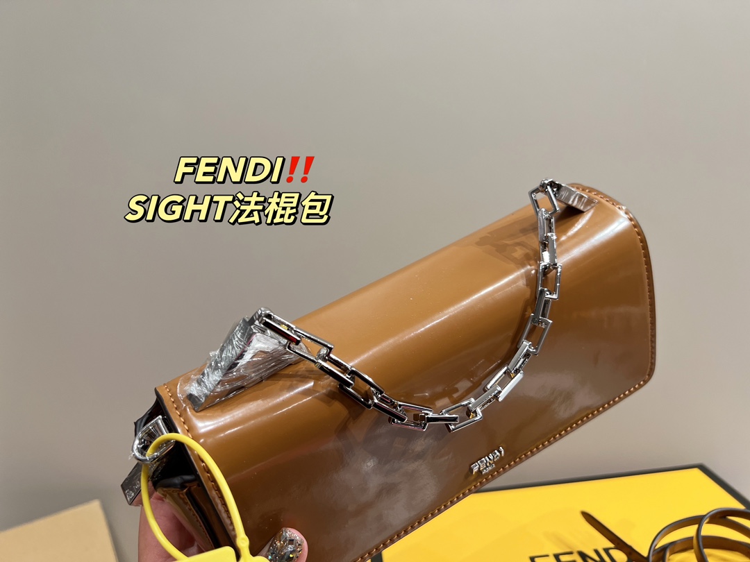 F style baguette bag SIGHT-Luxeon