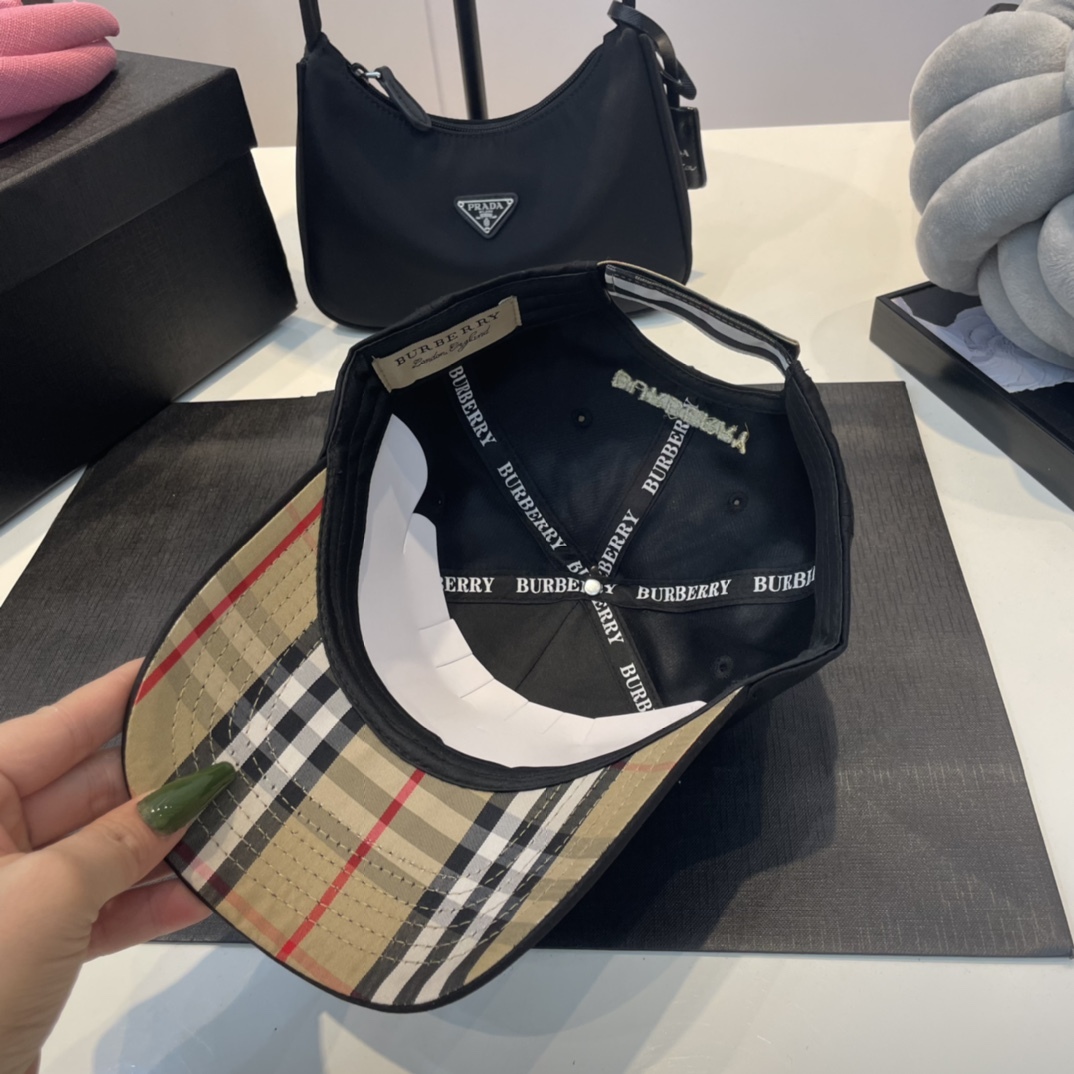 Burberry fashion casual baseball hats-Luxeon