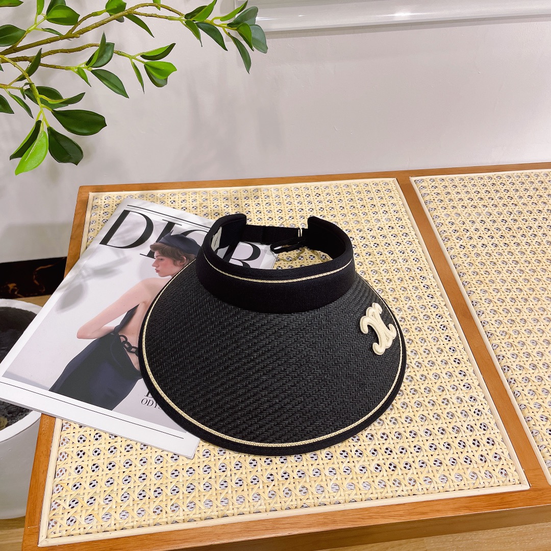 C style casual breathable empty top hat-Luxeon
