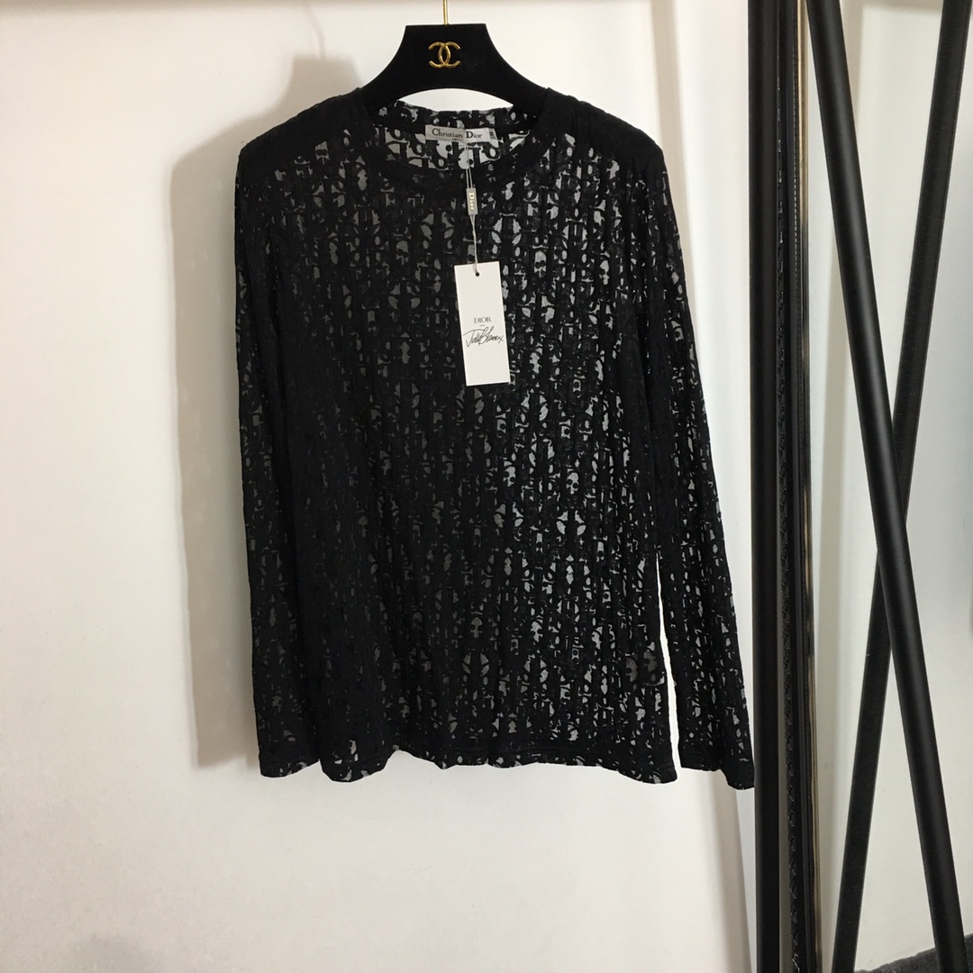 D style Mesh sunscreen bottoming shirt-Luxeon