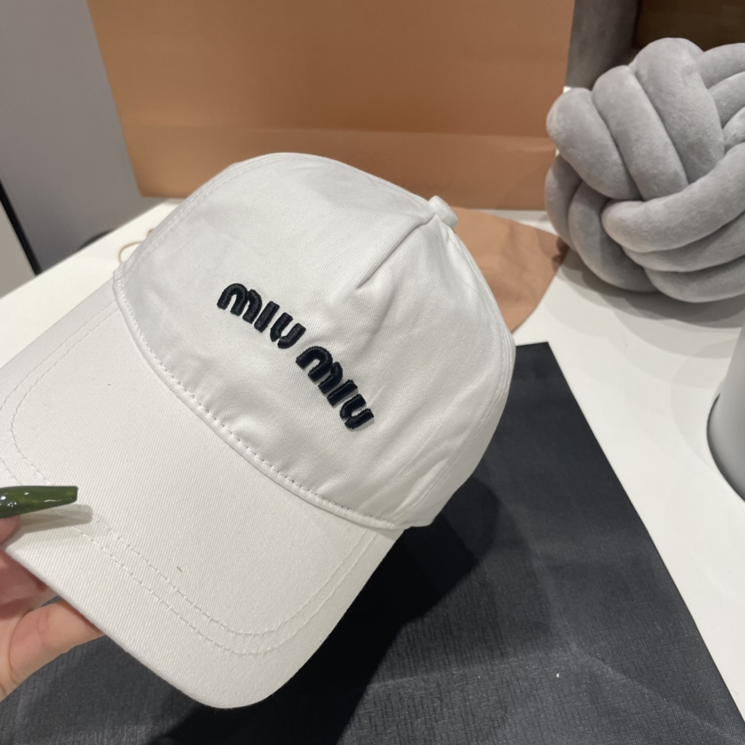 Miu Miu casual fashion baseball hats-Luxeon