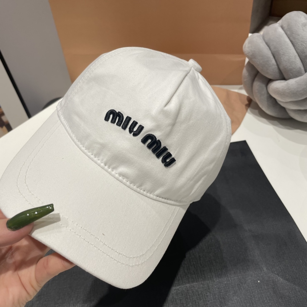 Miu Miu casual fashion baseball hats-Luxeon
