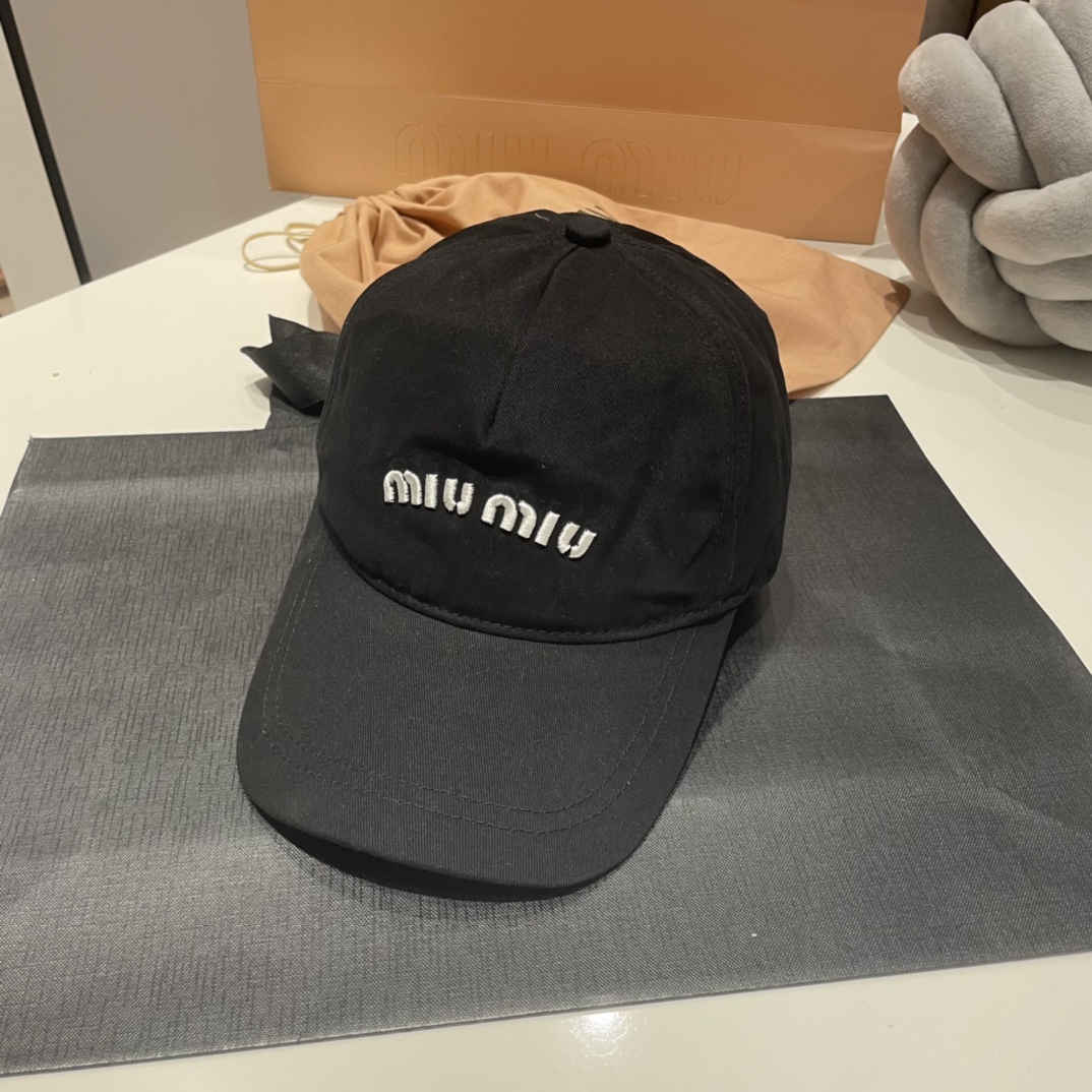 Miu Miu casual fashion baseball hats-Luxeon