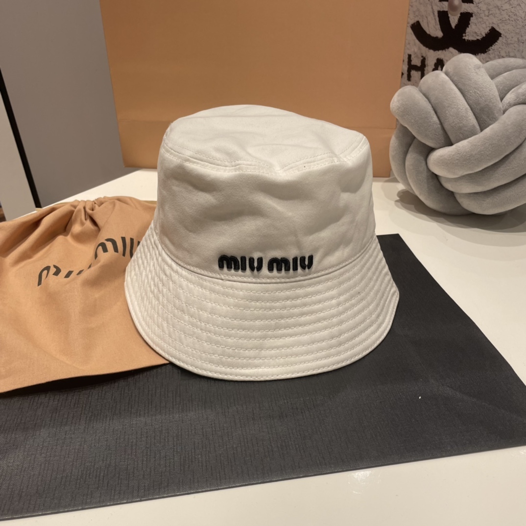 Miu Miu fashion simple fisherman hats-Luxeon