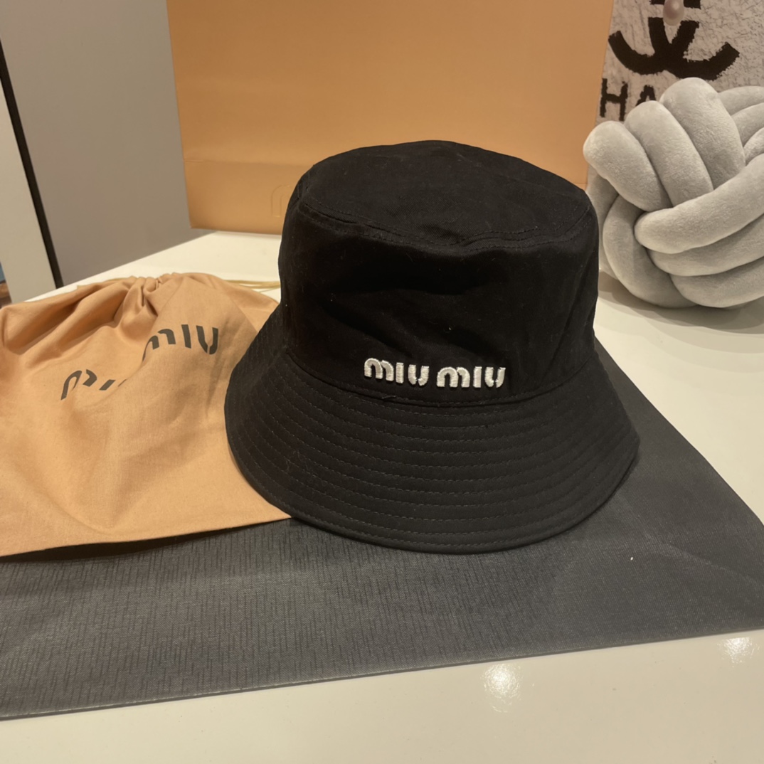 Miu Miu fashion simple fisherman hats-Luxeon