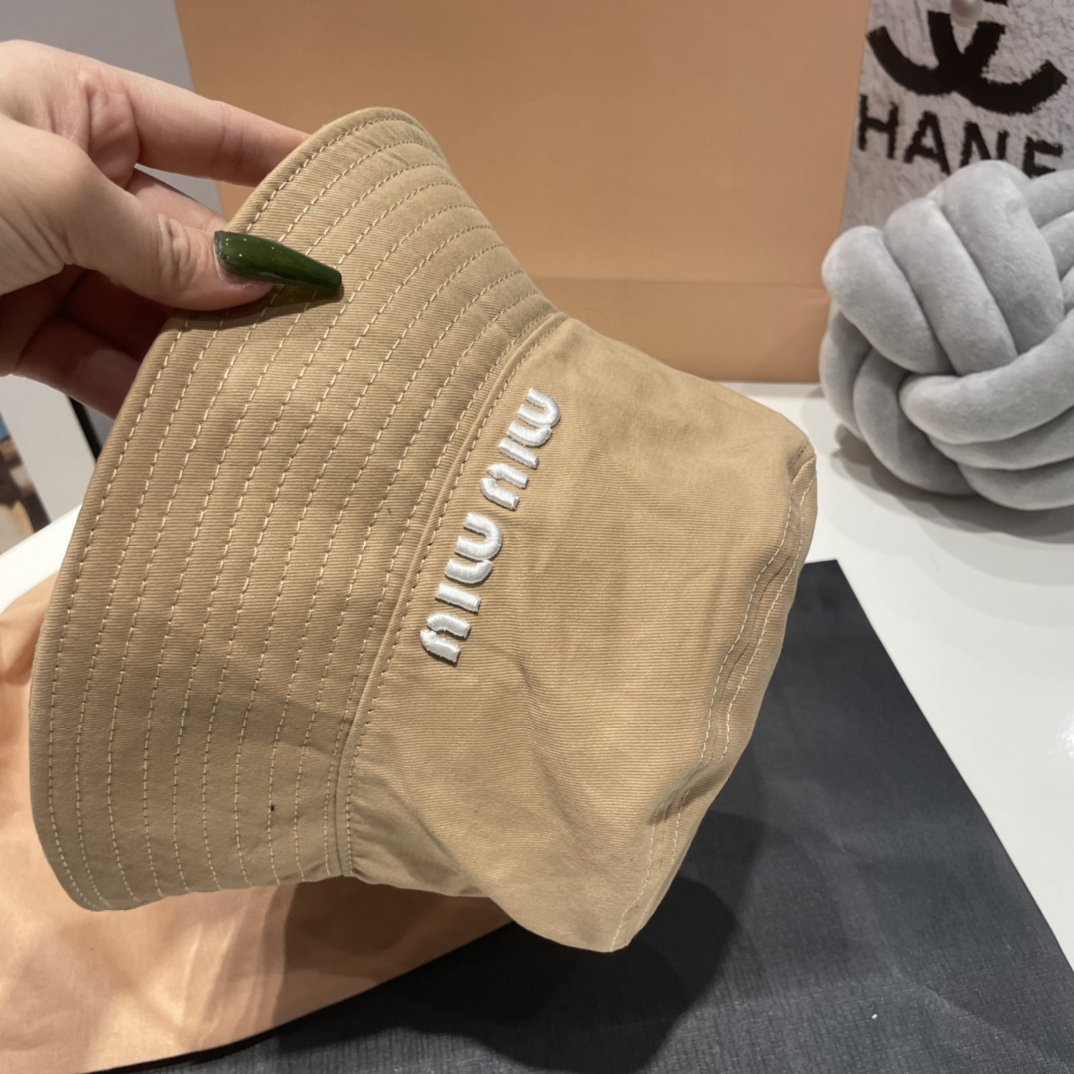 Miu Miu fashion simple fisherman hats-Luxeon