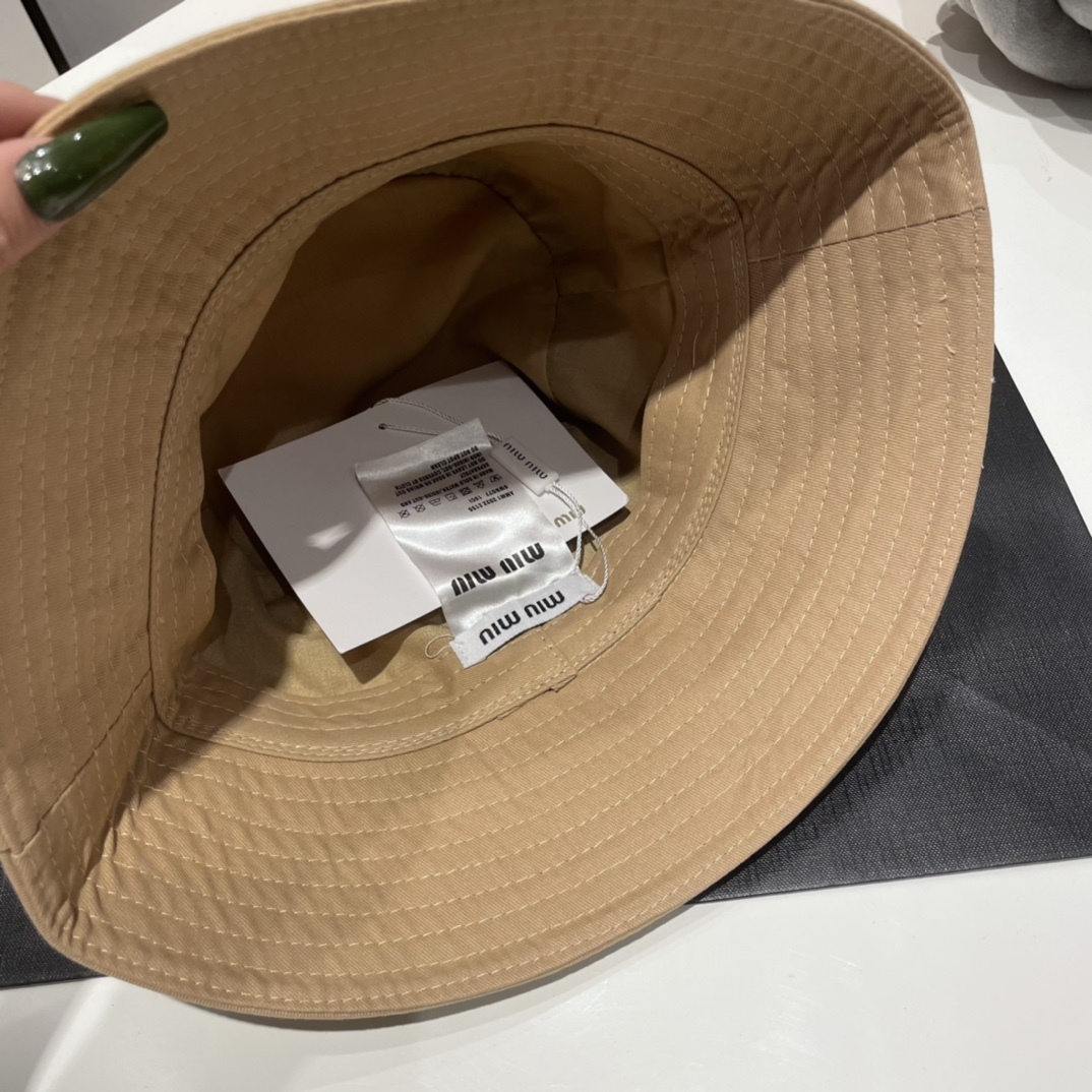 Miu Miu fashion simple fisherman hats-Luxeon