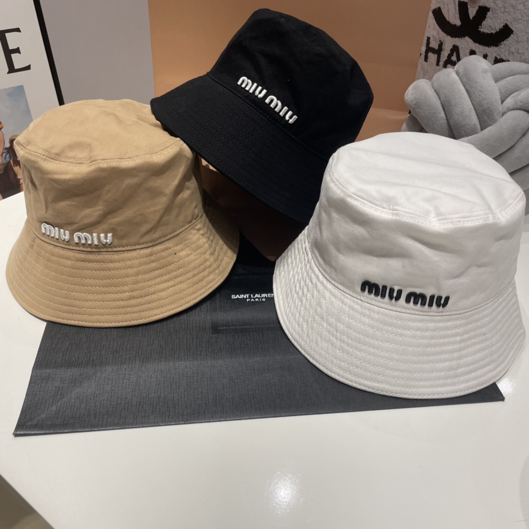 Miu Miu fashion simple fisherman hats-Luxeon
