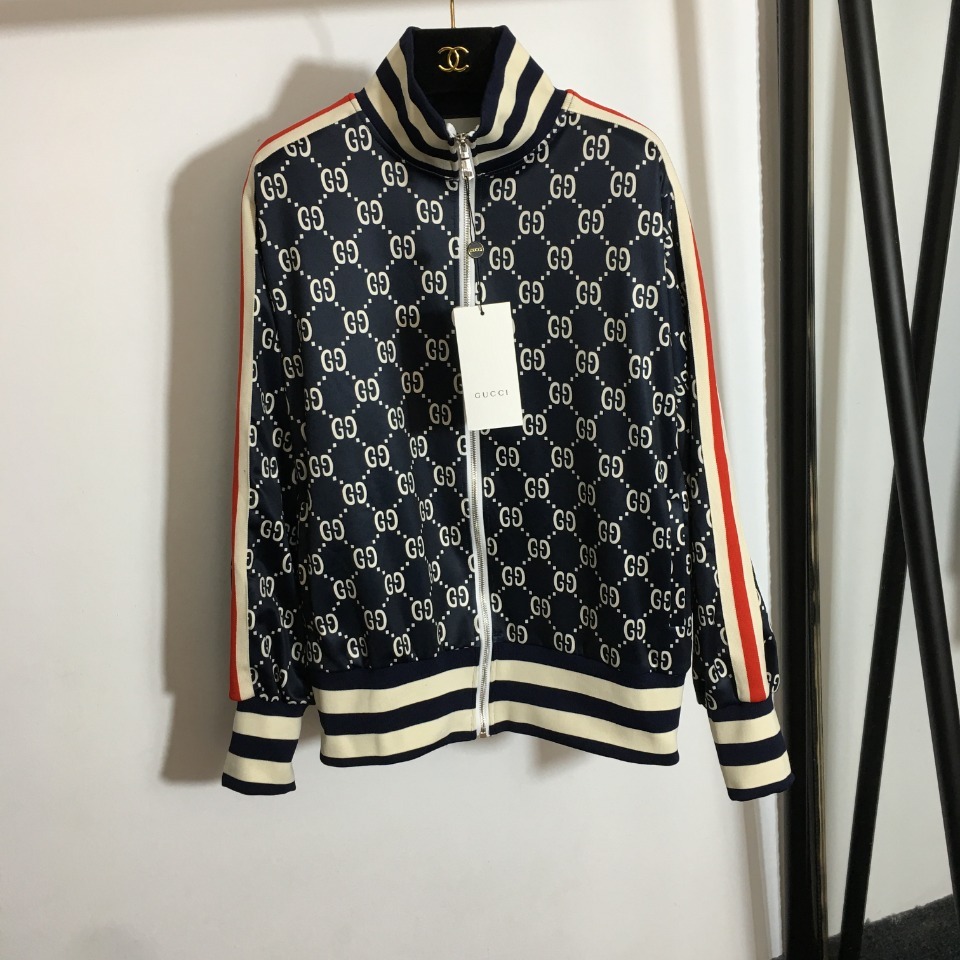 G style suit long-sleeved zipper jacket + elastic waist casual pants-Luxeon