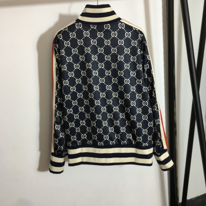 G style suit long-sleeved zipper jacket + elastic waist casual pants-Luxeon