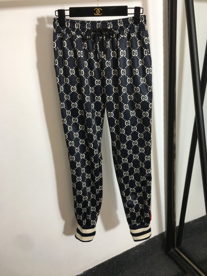 G style suit long-sleeved zipper jacket + elastic waist casual pants-Luxeon