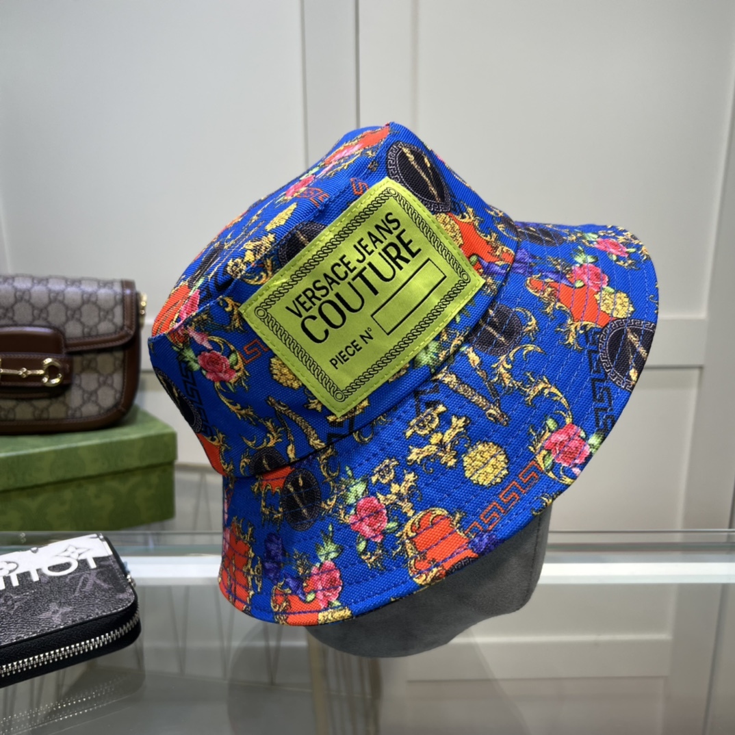 Versace fashion classic fisherman hats-Luxeon