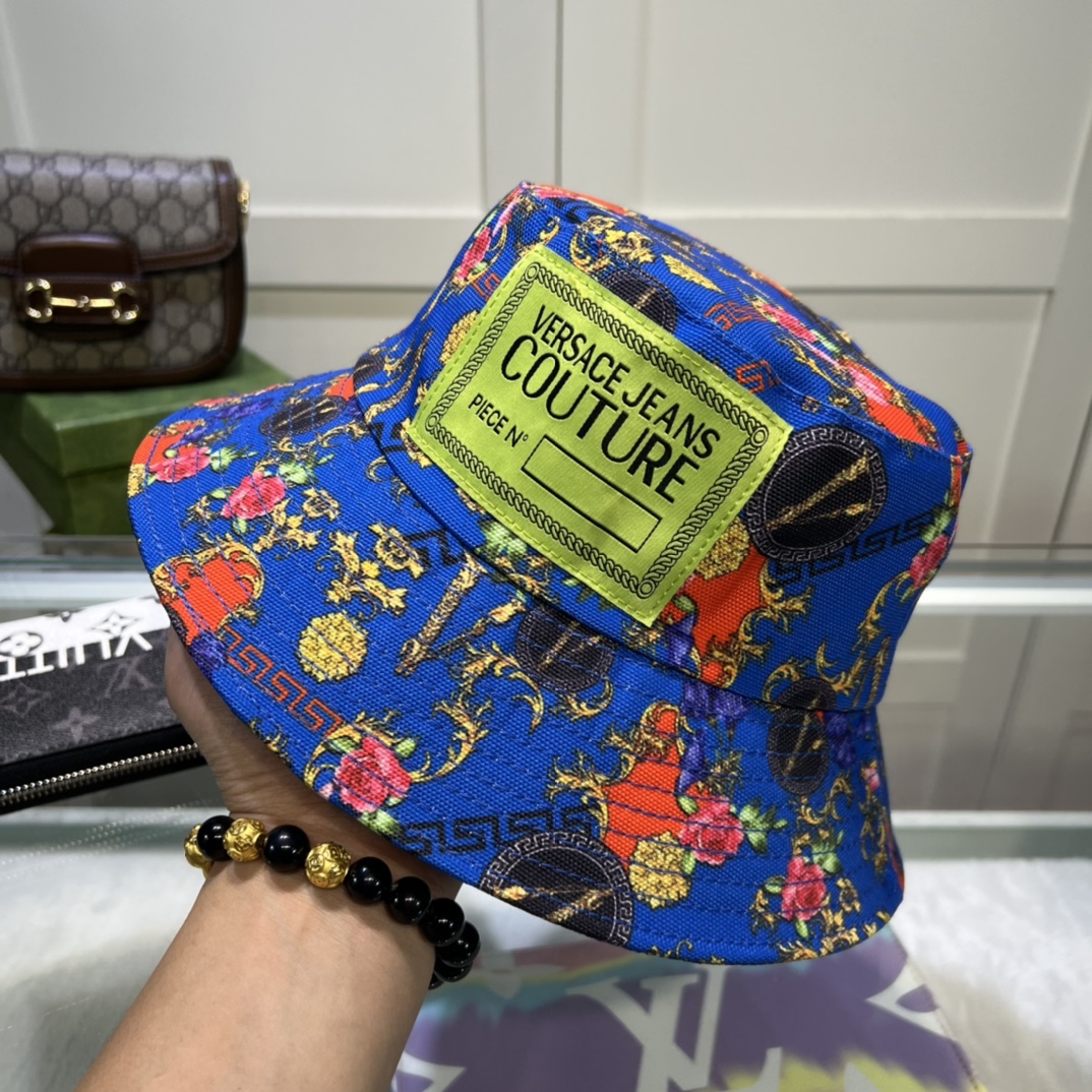 Versace fashion classic fisherman hats-Luxeon