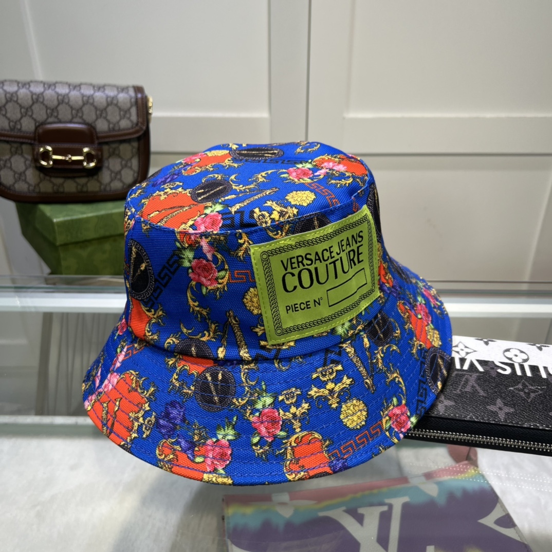 Versace fashion classic fisherman hats-Luxeon
