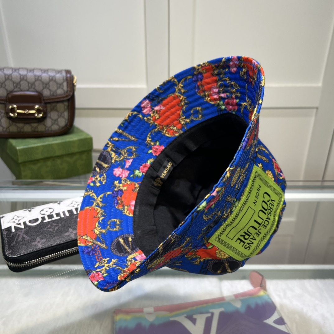 Versace fashion classic fisherman hats-Luxeon
