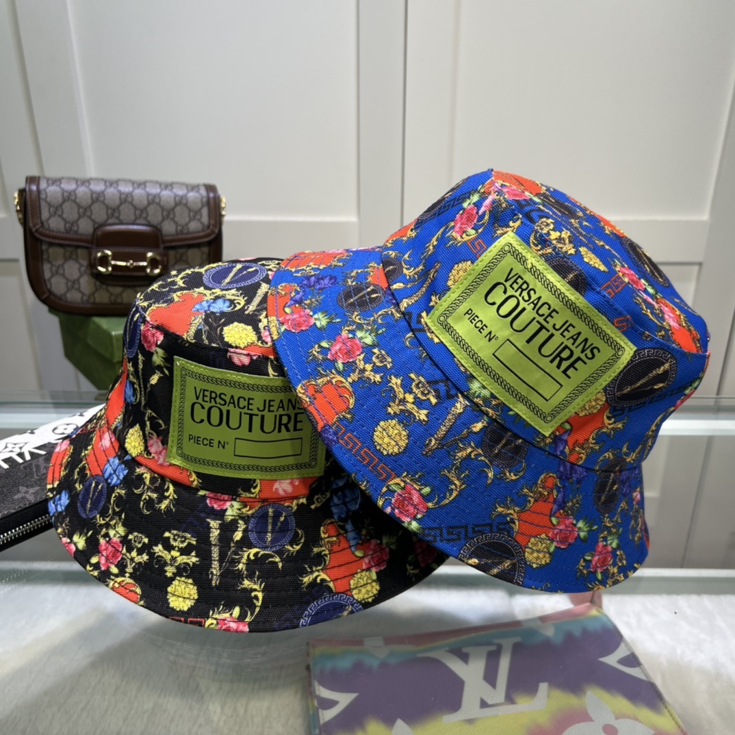 Versace fashion classic fisherman hats-Luxeon
