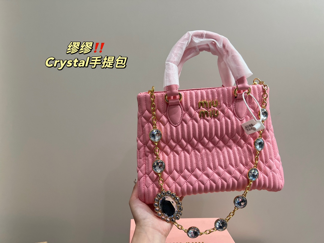 MiuMiu Crystal handbag-Luxeon