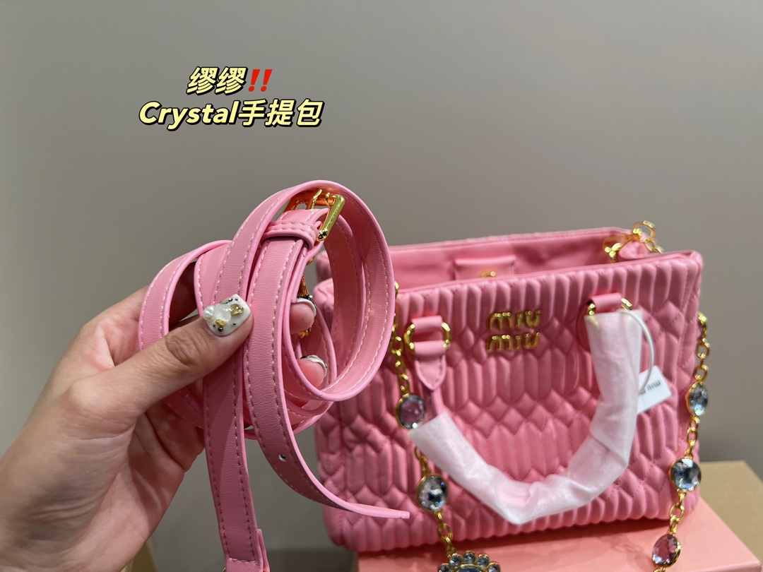MiuMiu Crystal handbag-Luxeon
