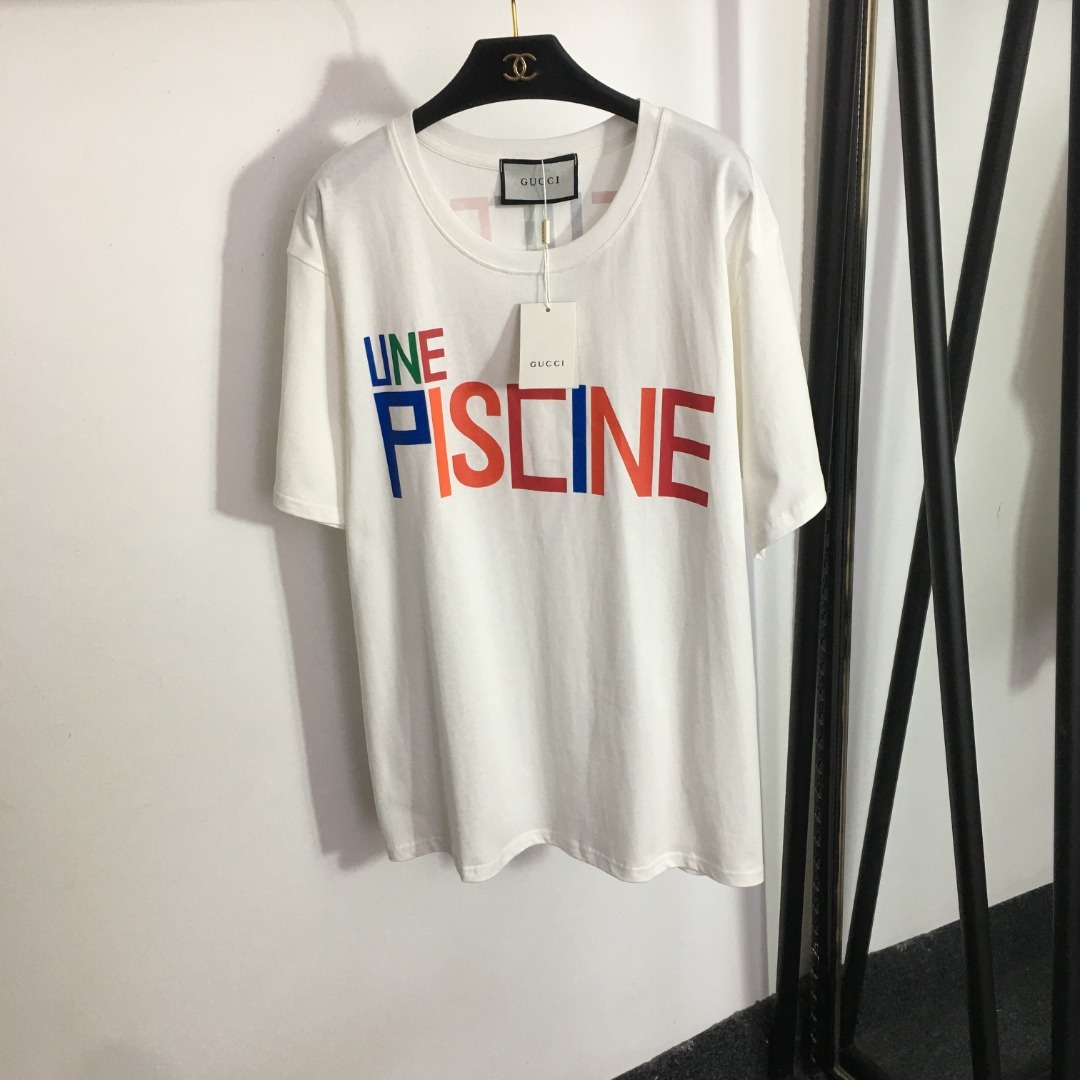 G style Print Short Sleeve T-Shirt-Luxeon
