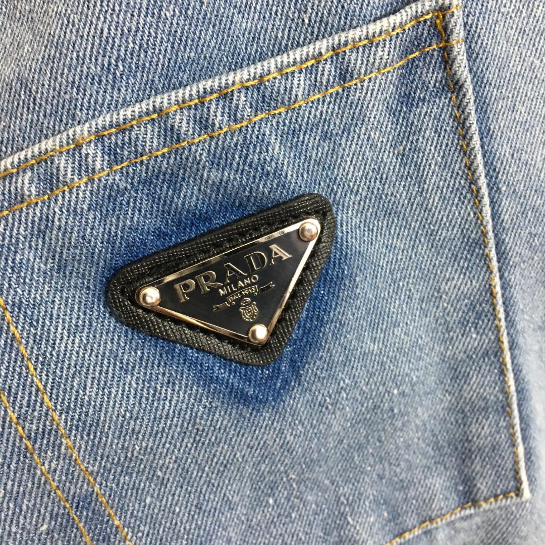 P style Denim Strap Skirt-Luxeon